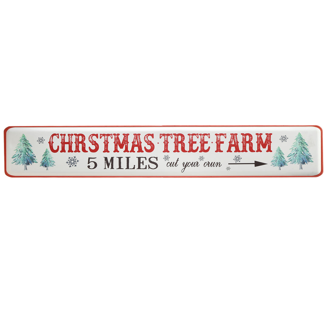 47" Vintage Tree Farm Wall Sign