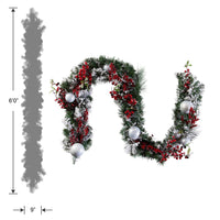 6 ft. Christmas Collection Evergreen Decorated Garland - National Tree Company