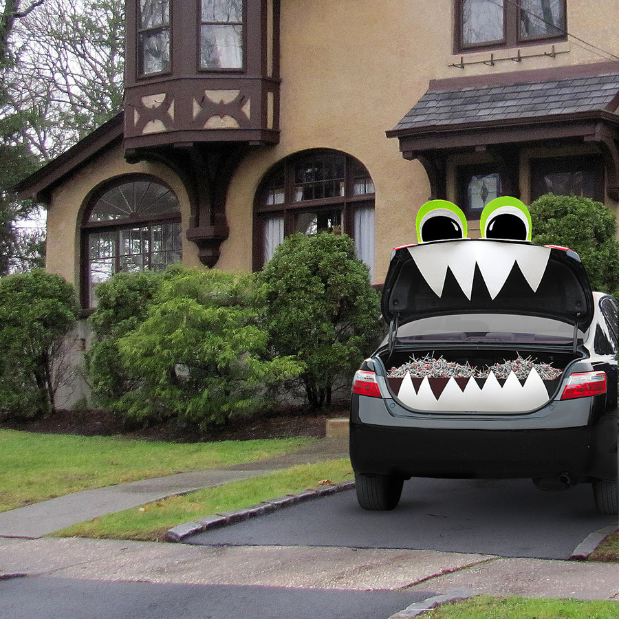 4-Piece Bright Eyes Halloween TRICKY TRUNKS Car Decoration Kit