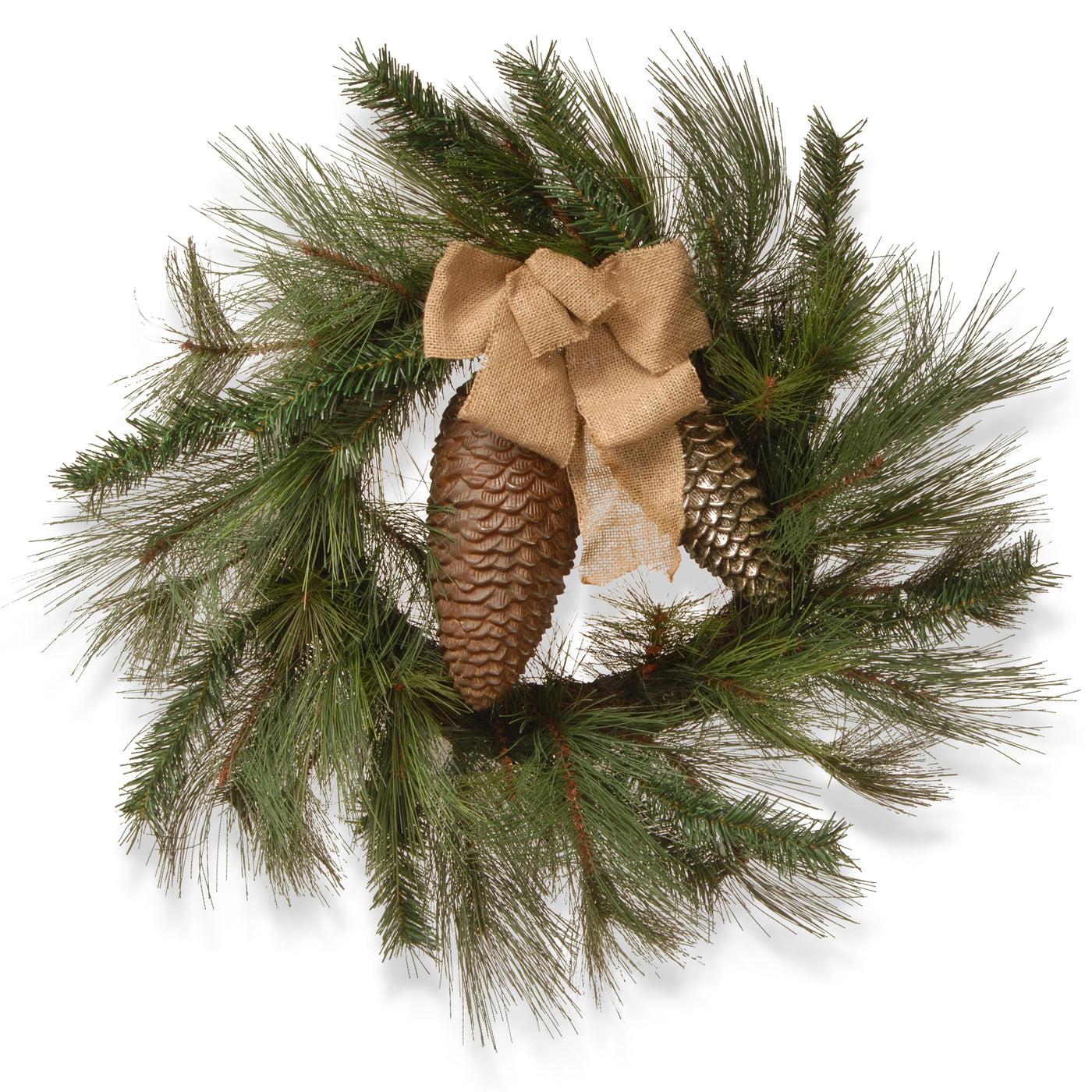 30 in. Bristle Branch Wreath - National Tree Company