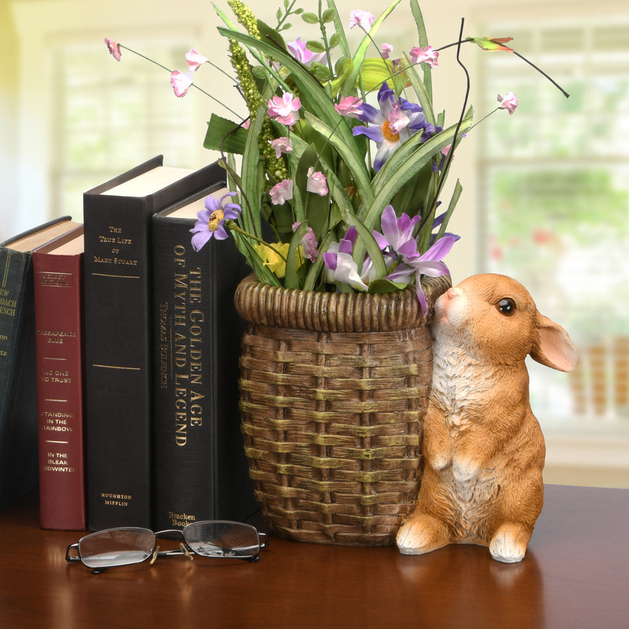 7 in. Easter Rabbit Flower Pot Decoration