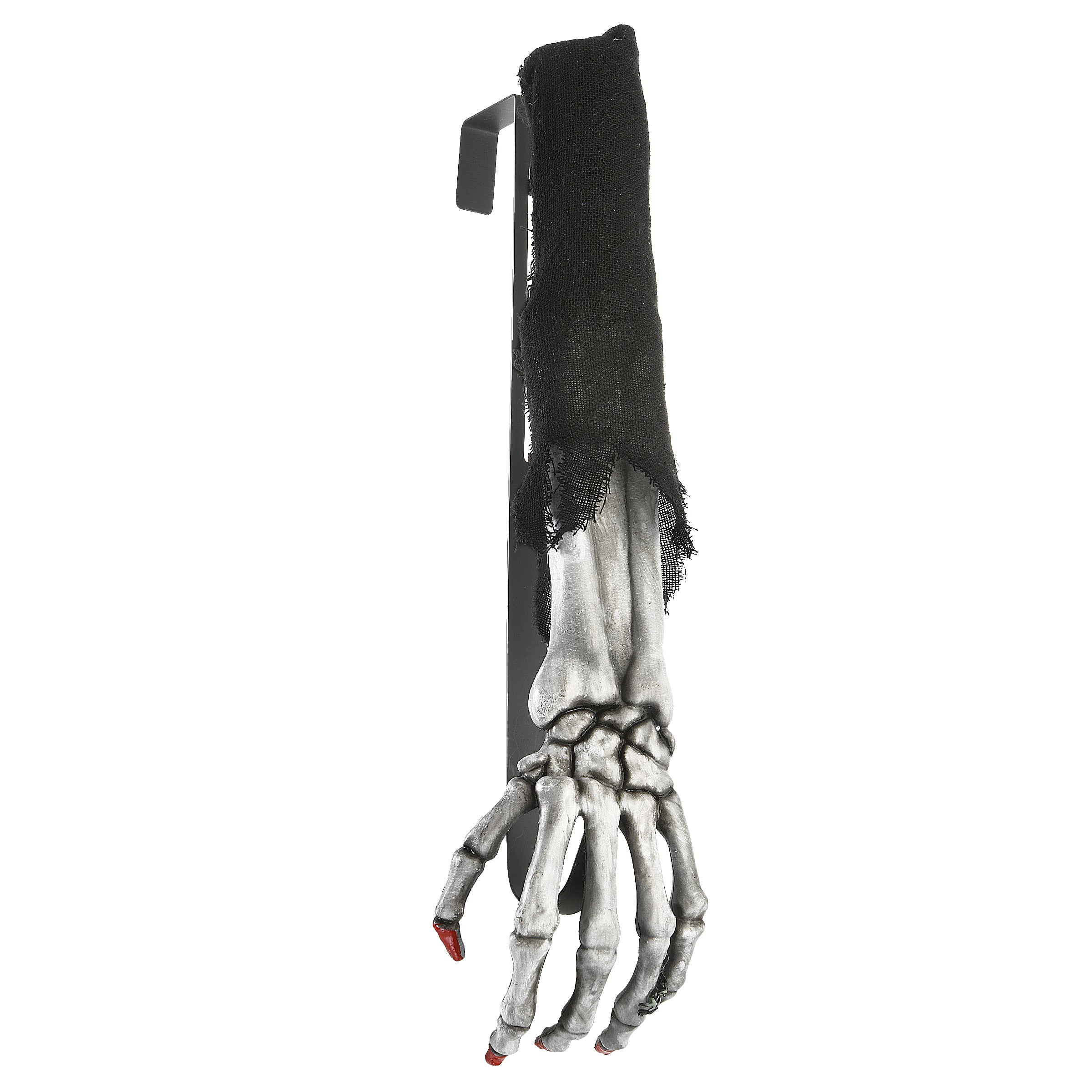 Halloween Skeleton Arm and Hand Wreath Hanger, 18 Inches