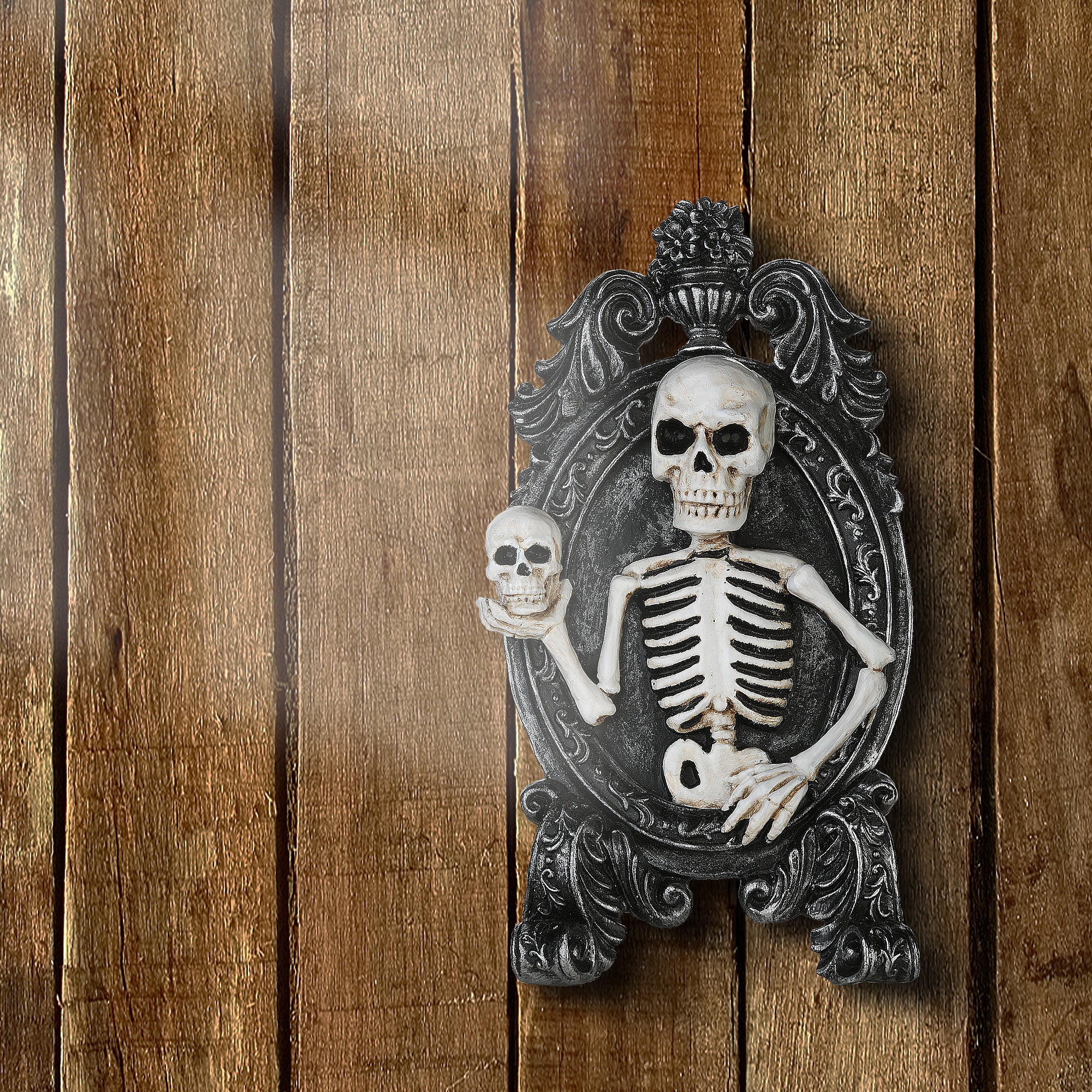 Halloween Skeleton Portrait Decoration, 10 Inches