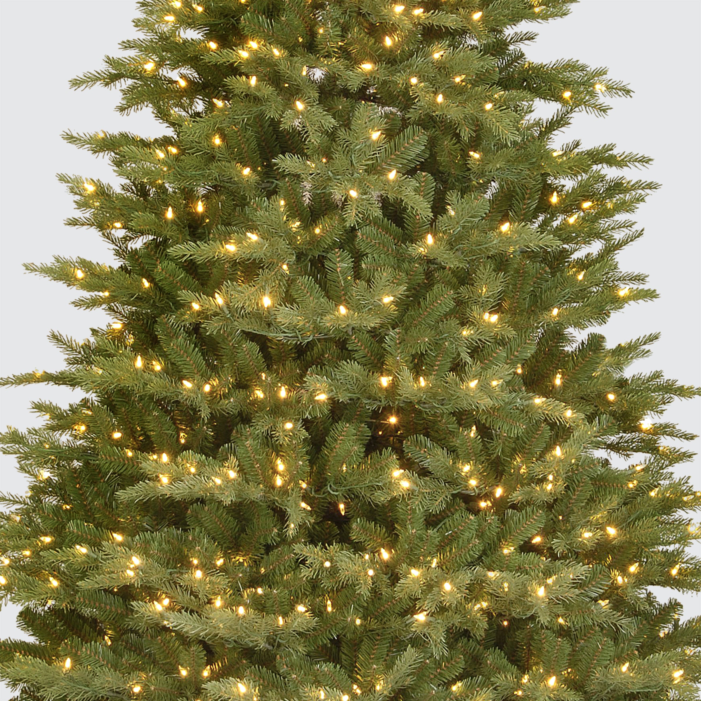 6 ft. Pre-Lit Oakley Hills Snow Slim Tree with LED Lights, Plug-In