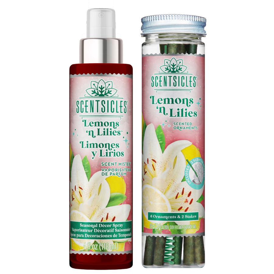 Scentsicles, 6pc Stick, 1 Lemon 'n Lilies/Scent Mister 1 Lemon 'n Lilies- 2 pack - National Tree Company