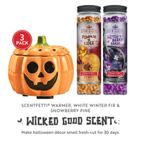 Scentiscles, Pumpkin Warmer/ Scentfetti Witch's Berry Brew & Pumpkin 'n Cider- 3 pack - National Tree Company