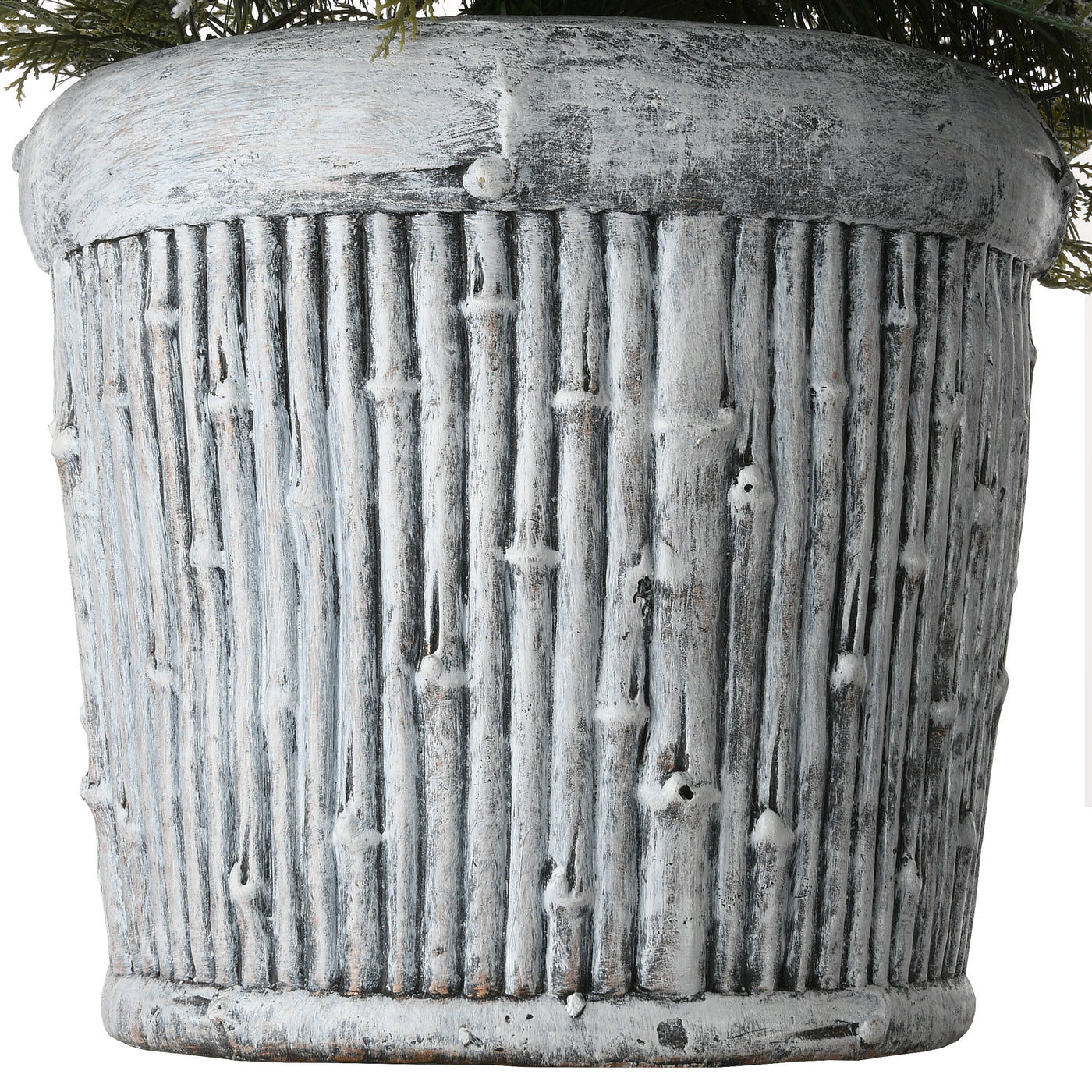 22 in.Pre-Lit Snowy Chiwaw Basin Tree with LED Lights, Plug-In - National Tree Company