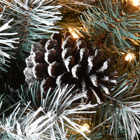 2 ft. Snowy Glacier Pine Tree with Warm White LED Lights - National Tree Company
