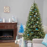 7.5 ft. Pre-Lit Spada Pine Tree with LED Lights, Plug-In - National Tree Company