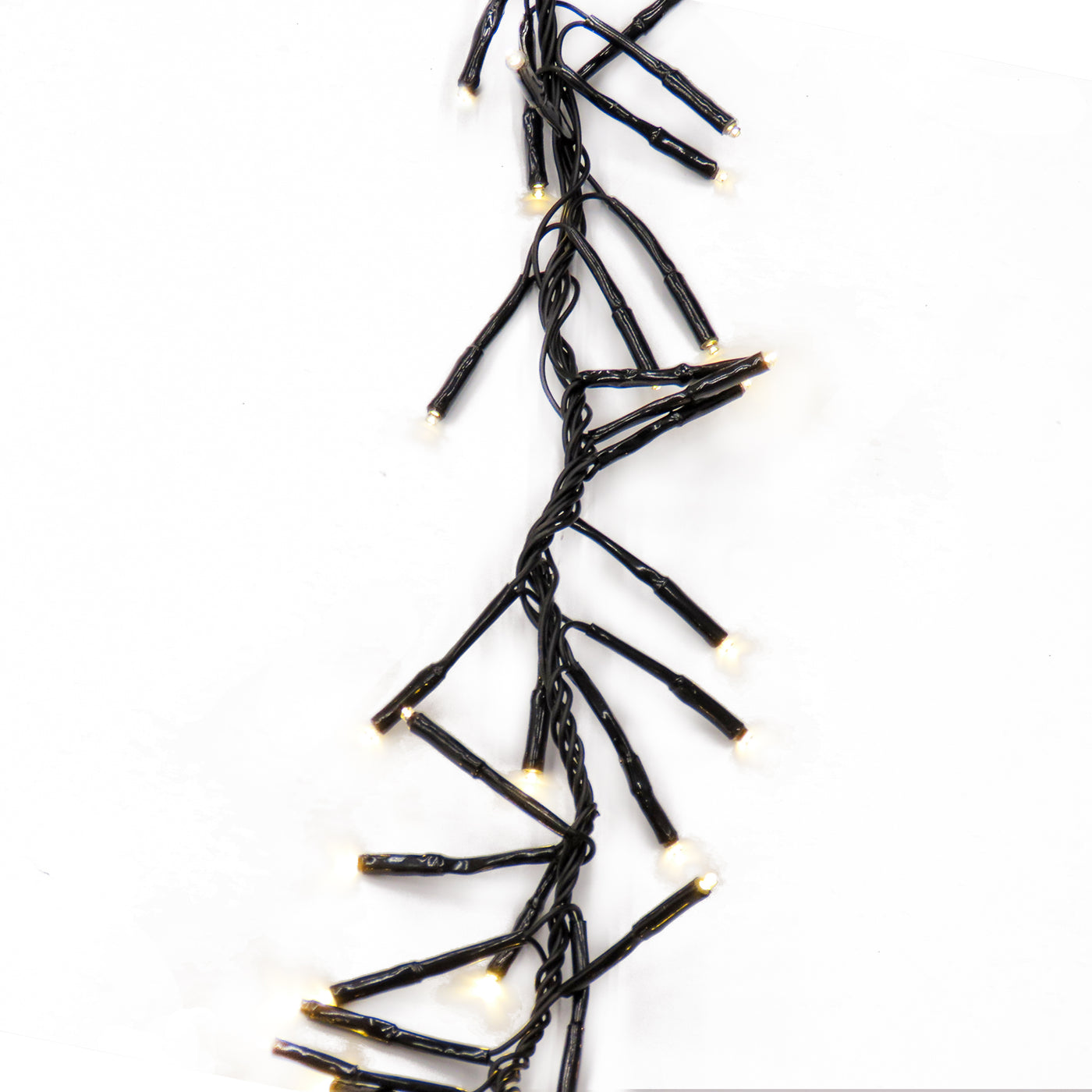 12 ft. Meteor Shower Cascading LED String Lights, 128 Warm White Plug-In Christmas Lights, Indoor/Outdoor Holiday Décor, Pack of 3 - National Tree Company
