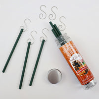 Scented Ornaments, 2-Pack-  6ct Bottle, Spiced Pine Cones, Fragrance-Infused Paper Sticks - National Tree Company