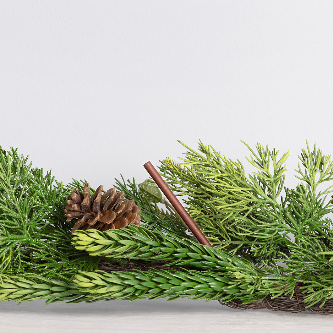 Scented Ornaments, 2-Pack-  6ct Bottle, Spiced Pine Cones, Fragrance-Infused Paper Sticks - National Tree Company