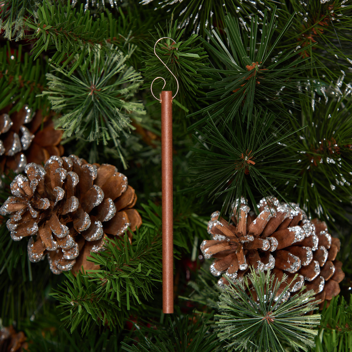 Scented Ornaments, 2-Pack-  6ct Bottle, Spiced Pine Cones, Fragrance-Infused Paper Sticks - National Tree Company