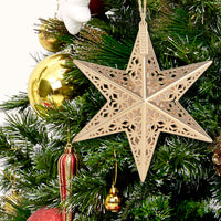 Scentsicles Decorative Ornament, Metal Gold Star, White Winter Fir with Refill - National Tree Company