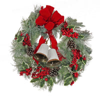 26 in. Berry Pine Plastic Wreath - National Tree Company