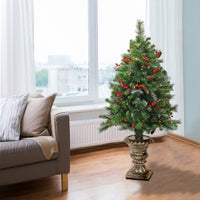 4 ft. Pre-Lit Crestwood Fiber Optic Tree - National Tree Company