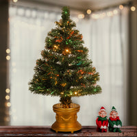 36 in. Pre-Lit Fiber Optic Radiance Firework Tree - National Tree Company