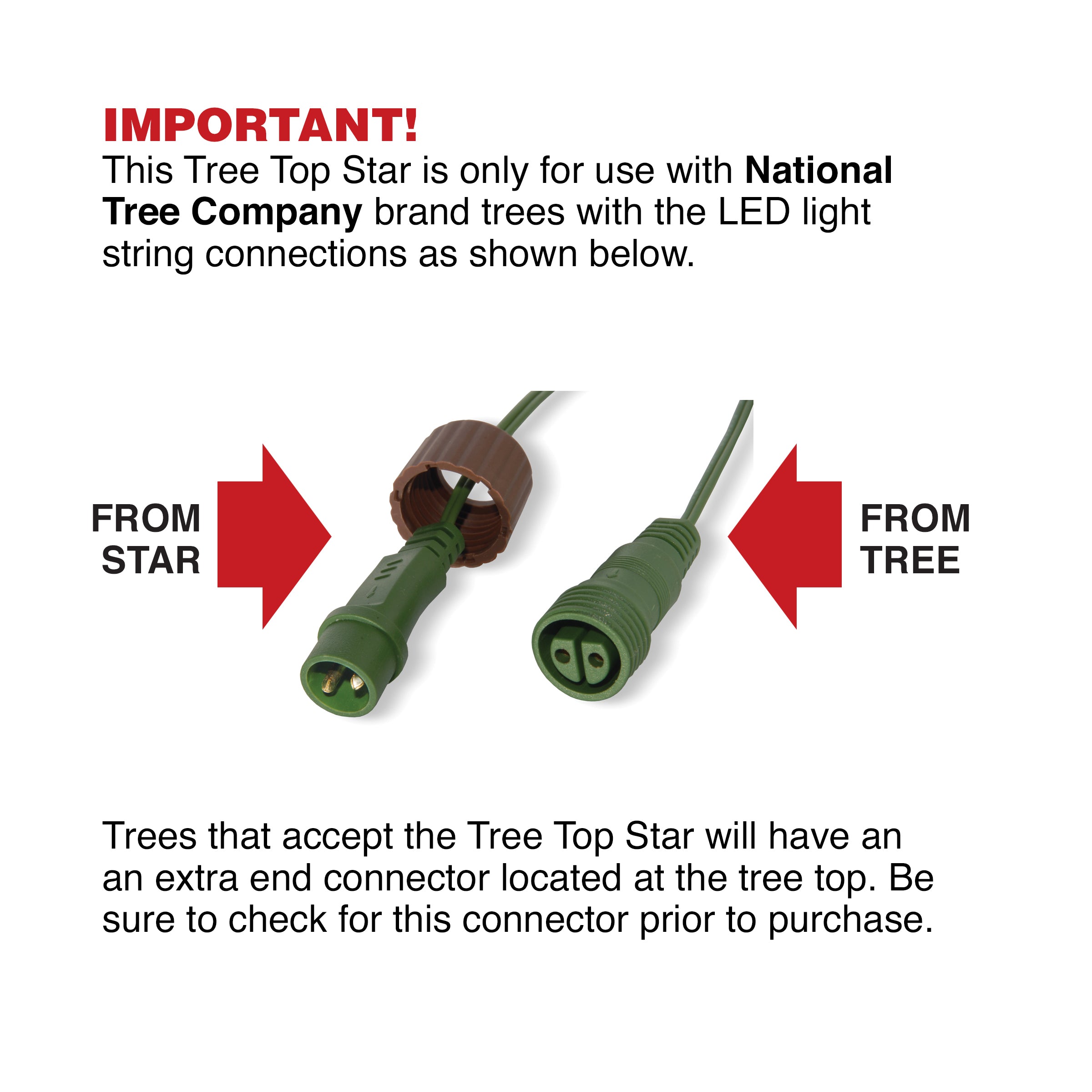 Tree Top Star with Warm White LED Lights - Thumbnail 4