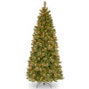 7.5 ft. Pre-Lit Tacoma Pine Slim Tree with Clear Lights, Plug-In - National Tree Company