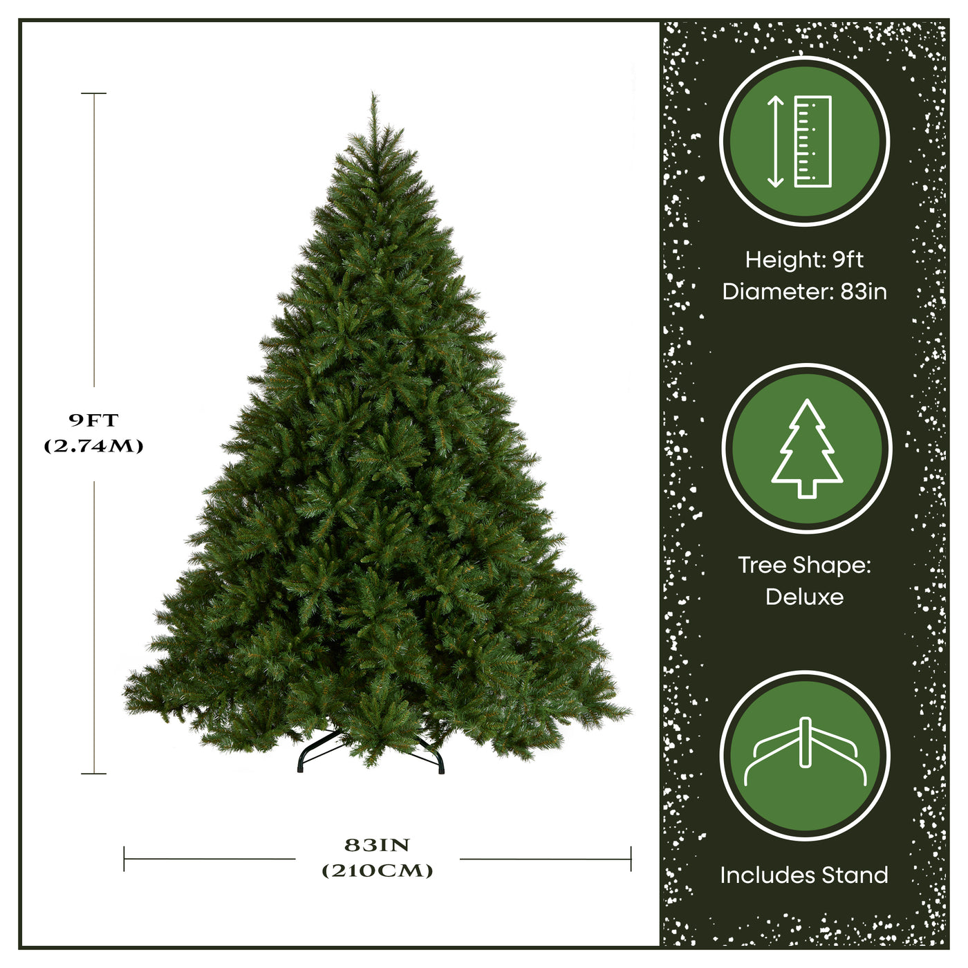 9 ft. Tiffany Fir Deluxe Tree - National Tree Company
