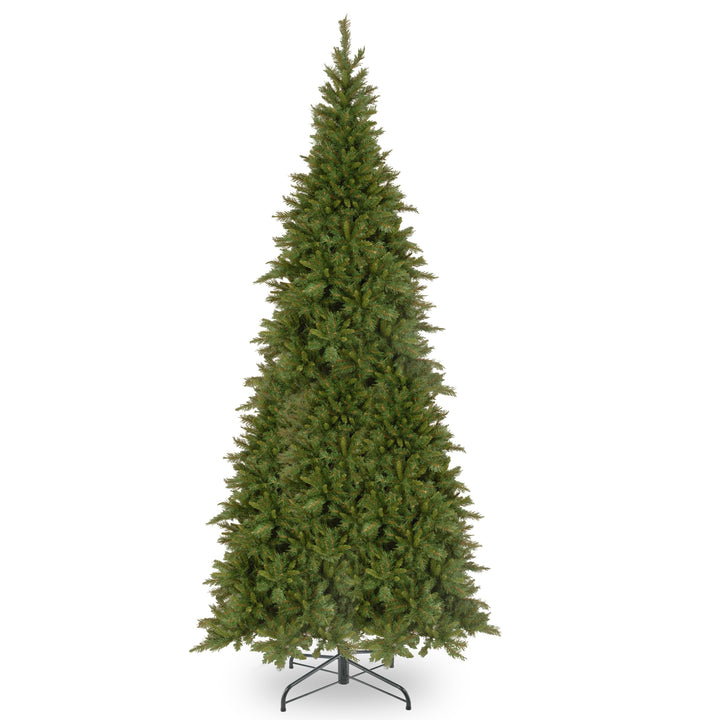 National Tree Company Artificial Slim Christmas Tree, Green, Tiffany Fir, Includes Stand, 6.5 Feet