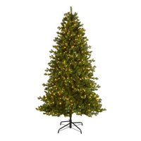 7.5 ft. Pre-Lit Northern Spruce Memory-Shape Tree with PowerConnect Dual Color LED Lights and Music Match - National Tree Company