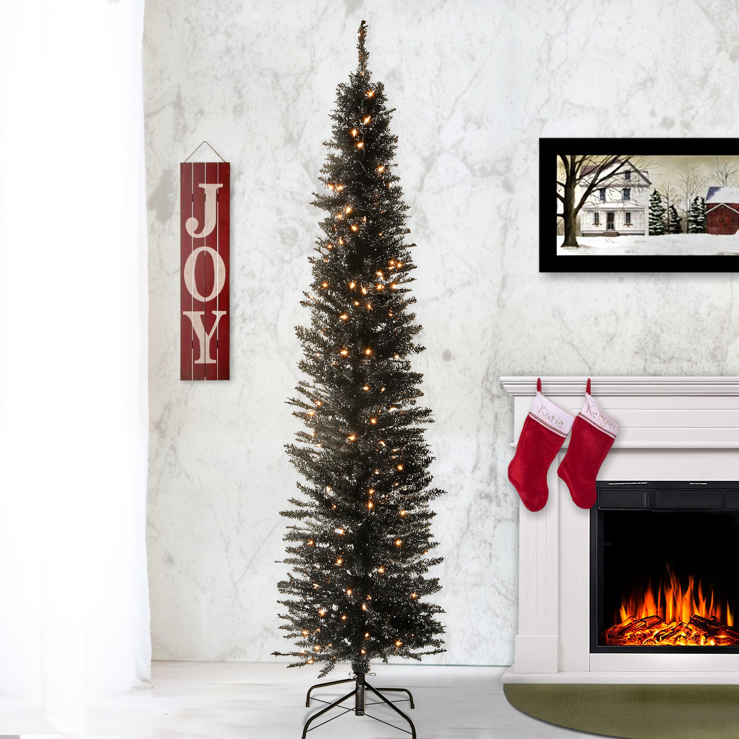 National Tree Company Pre-Lit offers Artificial Entrance 5ft Christmas Tree (L3)