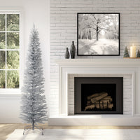 6 ft. Tinsel Collection Silver Tree - National Tree Company