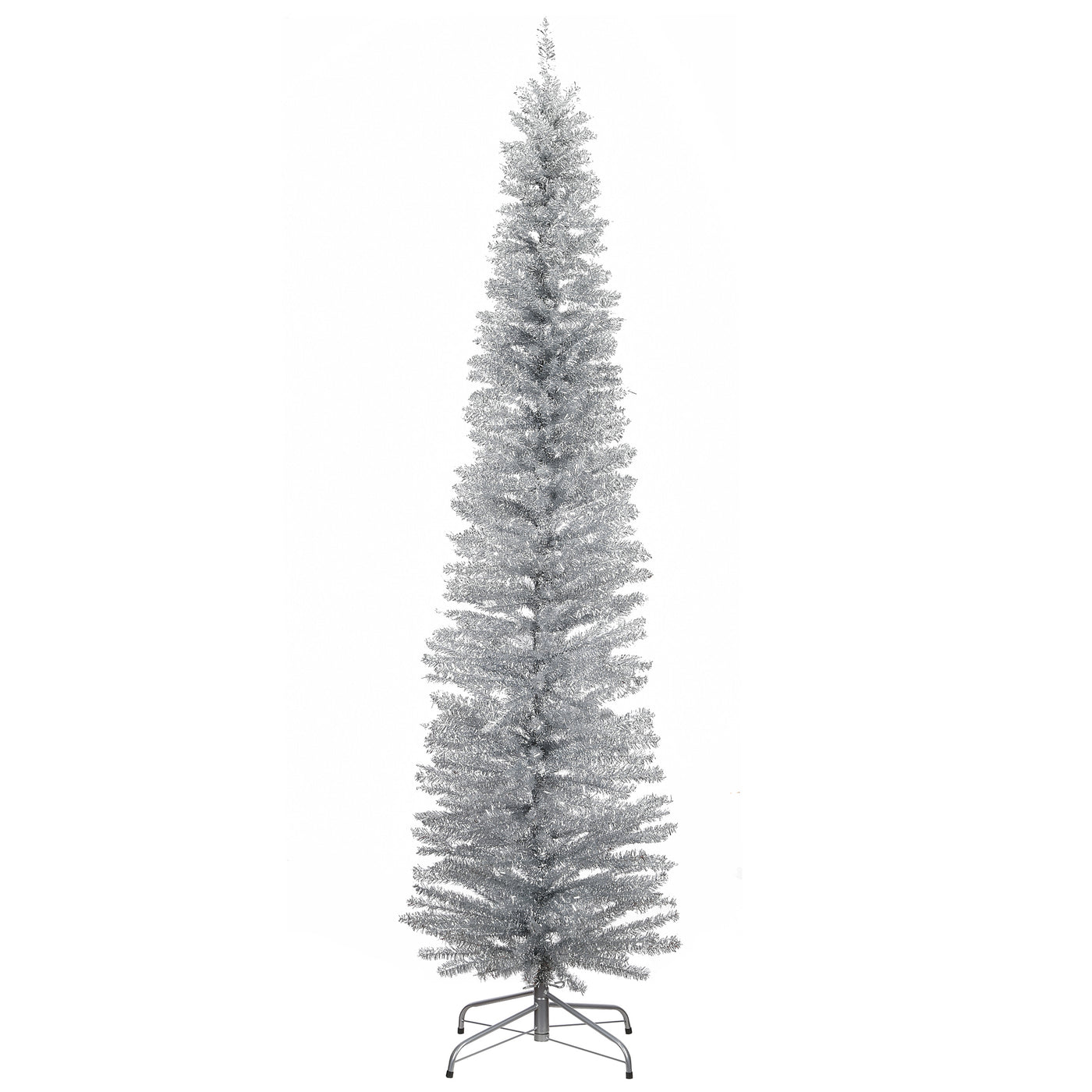 7 ft. Tinsel Collection Silver Tree - National Tree Company