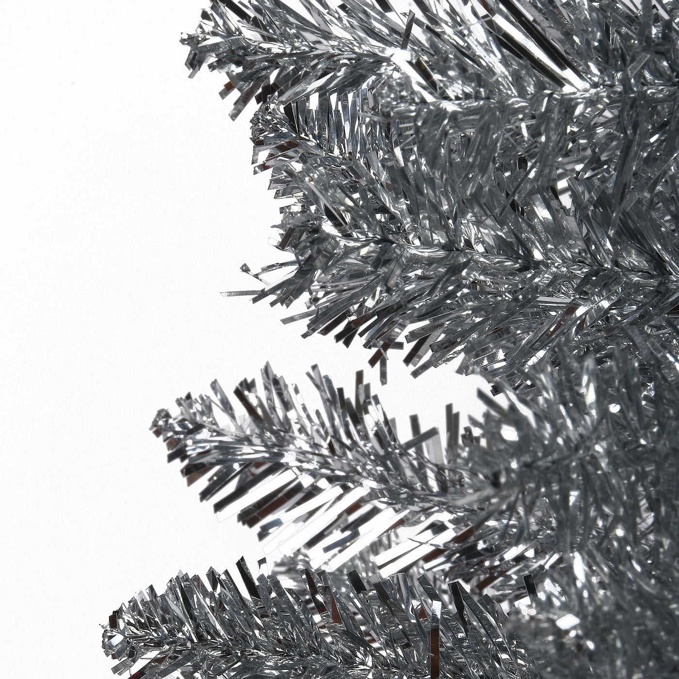 7 ft. Tinsel Collection Silver Tree - National Tree Company