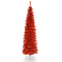 6 ft. Tinsel Collection Red Tree - National Tree Company