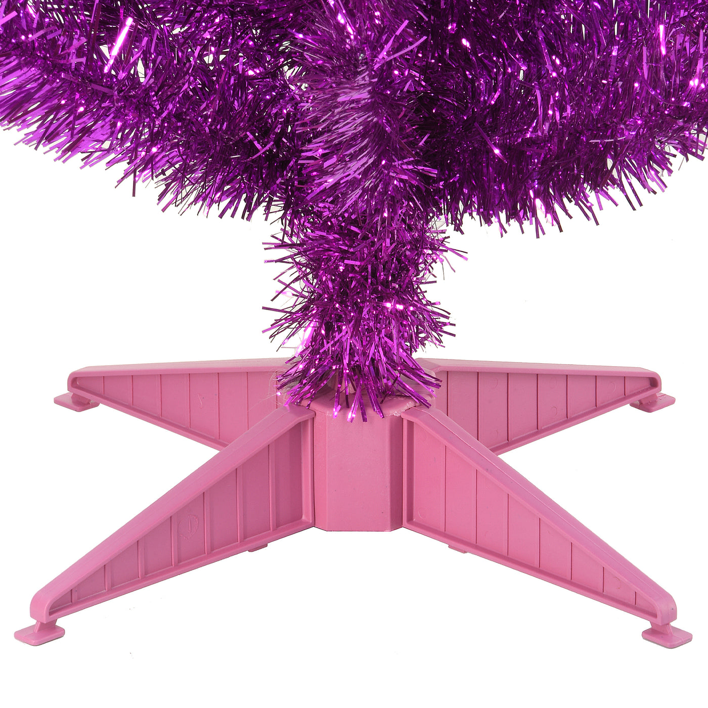 3 ft. Tinsel Collection Magenta Pink Tree - National Tree Company