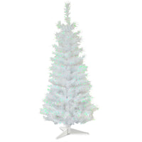 3 ft. Tinsel Collection White Iridescent Tree - National Tree Company