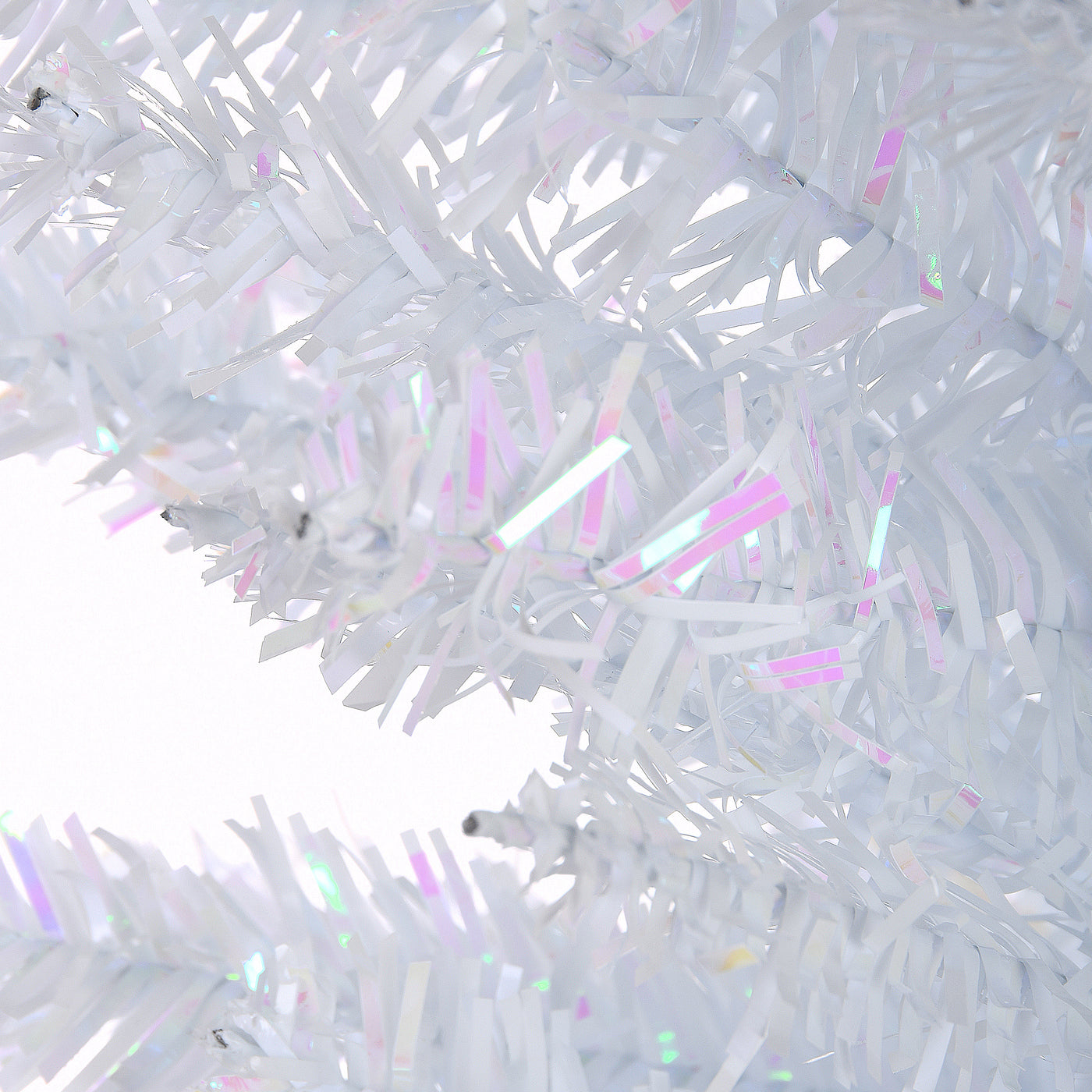 7 ft. Tinsel Collection White Iridescent Tree - National Tree Company