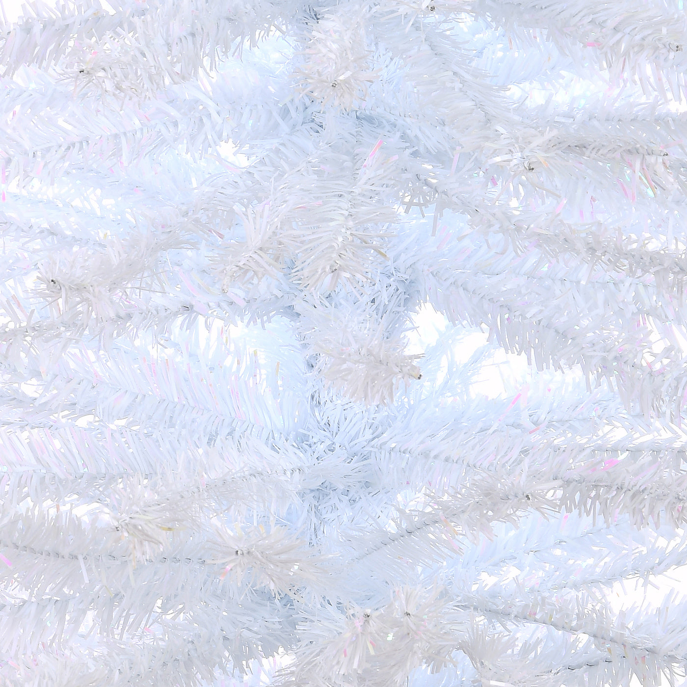 7 ft. Tinsel Collection White Iridescent Tree - National Tree Company