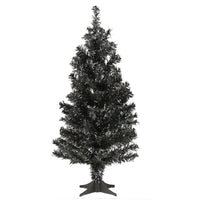 Halloween Tinsel Tree, Black, 24 in - National Tree Company