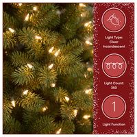 6 ft. Pre-Lit Winchester Pine Hinged Tree with Clear Lights, Plug-In - National Tree Company