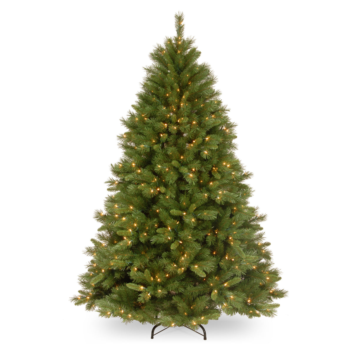 6 ft. Pre-Lit Winchester Pine Hinged Tree with Clear Lights, Plug-In - National Tree Company