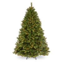6 ft. Pre-Lit Winchester Pine Hinged Tree with Clear Lights, Plug-In - National Tree Company