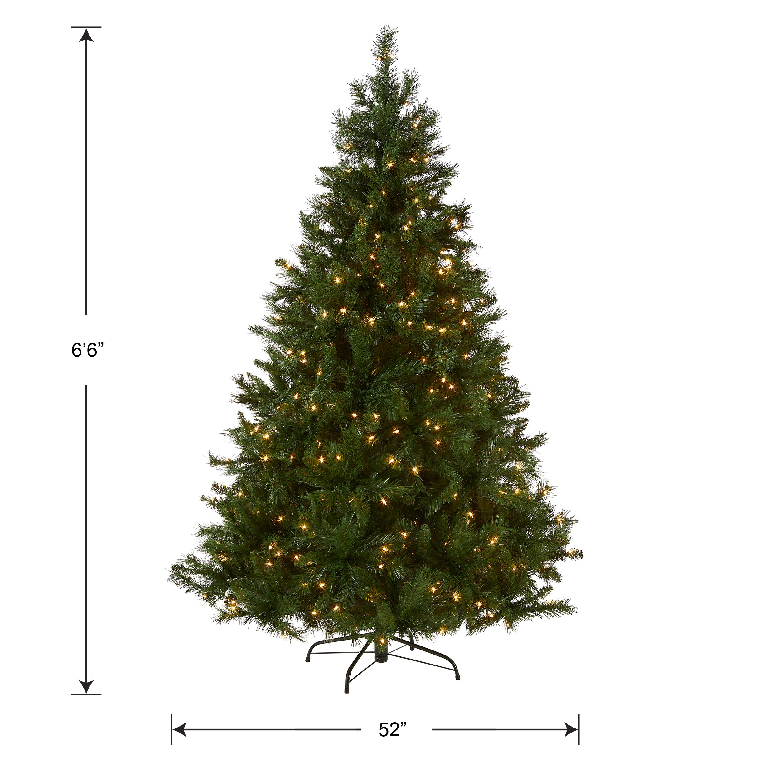 6.5-ft. Winchester Pine Tree with Clear Lights shops Green