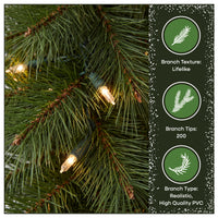 9 ft. Pre-Lit Winchester Pine Garland with Clear Lights, Plug-In - National Tree Company