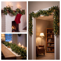 9 ft. Pre-Lit Winchester Pine Garland with Clear Lights, Plug-In - National Tree Company