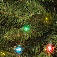 7.5 ft. Pre-Lit Winchester Pine Tree with Multicolor Lights, Plug-In - National Tree Company