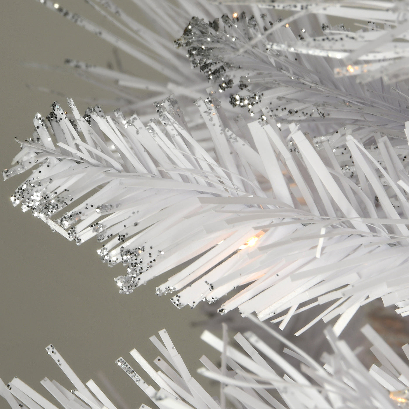 6 ft. Pre-Lit Winchester Pine White Tree with Clear Lights, Plug-In - National Tree Company