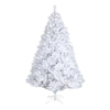 7.5 ft. Pre-Lit Winchester Pine White Tree with Clear Lights and Silver Glitter, Plug-In - National Tree Company