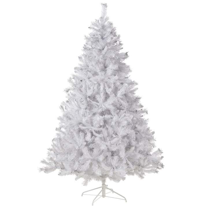 National Tree Company Artificial Full Christmas Tree, White, Winchester Pine, Includes Stand, 7.5 Feet