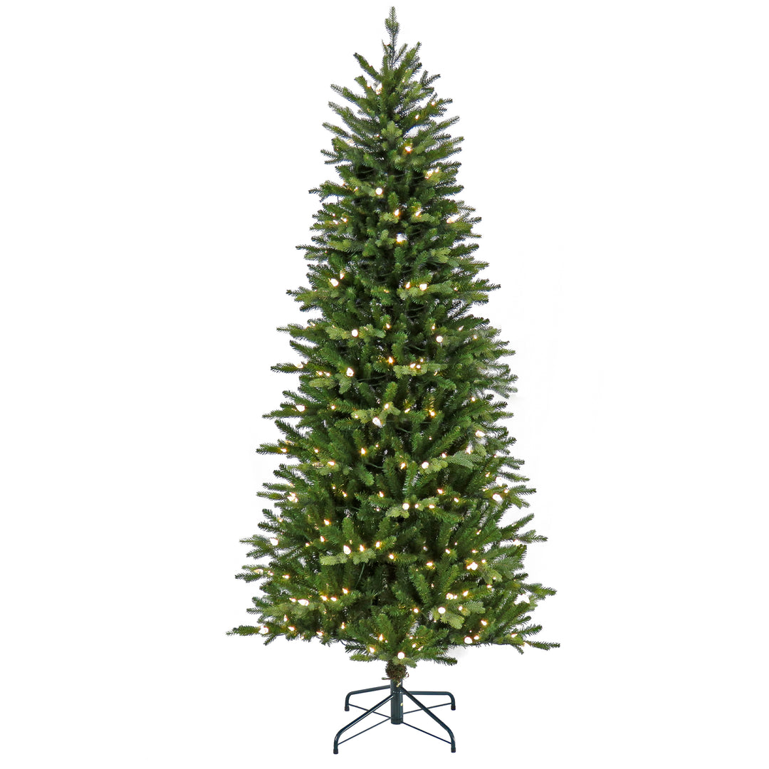 7.5 ft. Pre-Lit Wallace Pine Tree with LED Lights