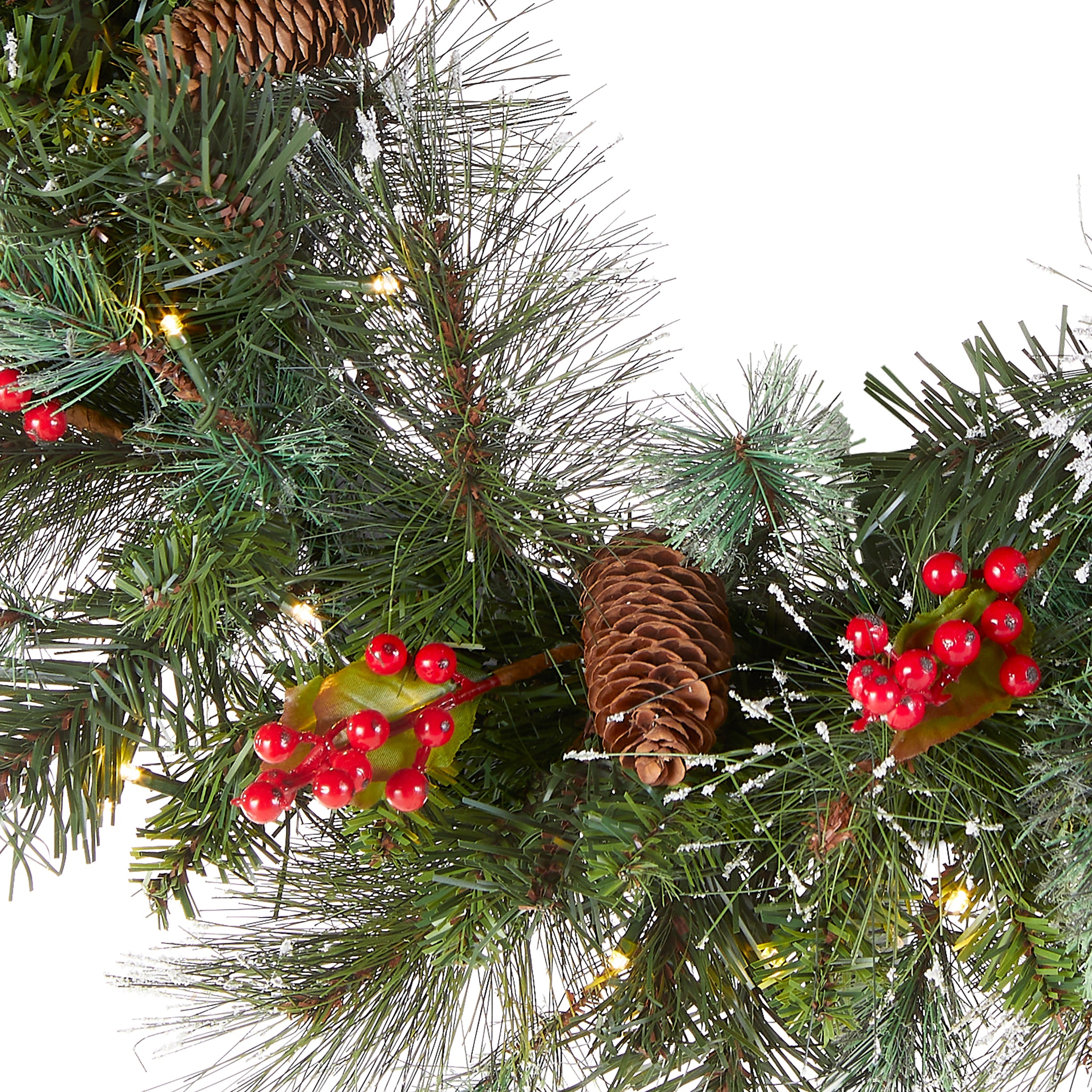 National Tree Company Wintry Pine Wreath - Thumbnail 3