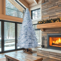 10 ft. Pre-Lit Crystal Pine Hinged Tree with RGB Lights - National Tree Company