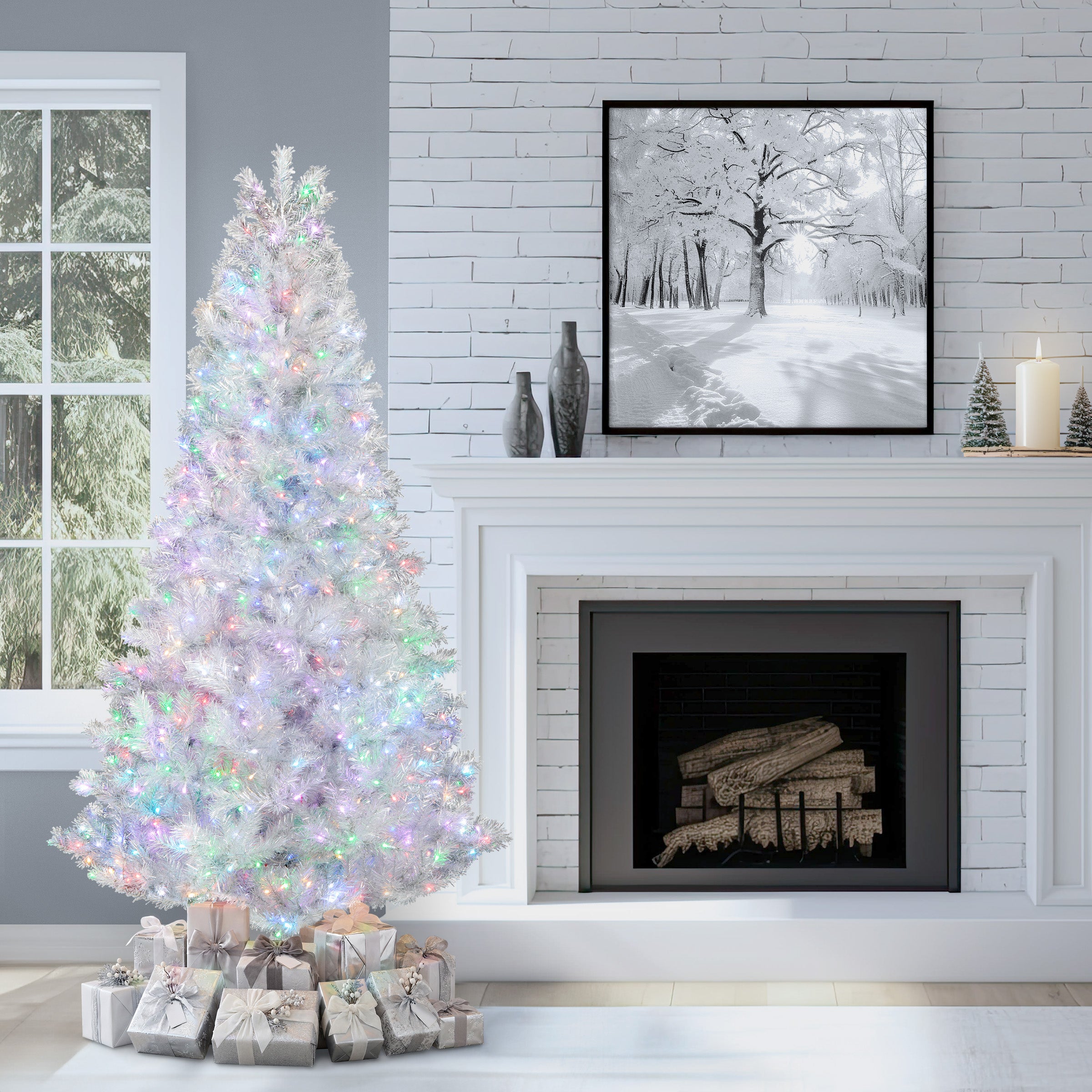 National Tree Company Crystal Pine Christmas Tree - Thumbnail 2